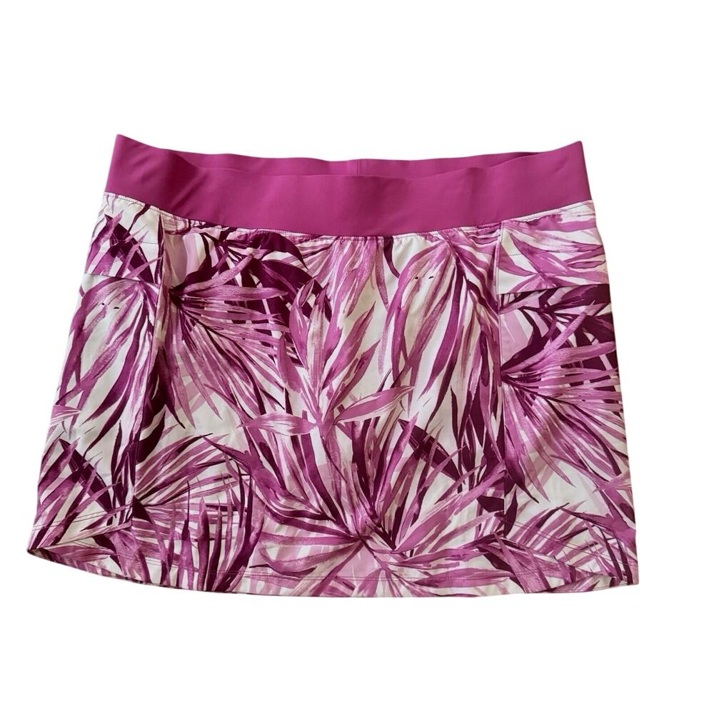 Reel Legends Adventure Ready Tropical Skort Berry Performance Women’s XL active